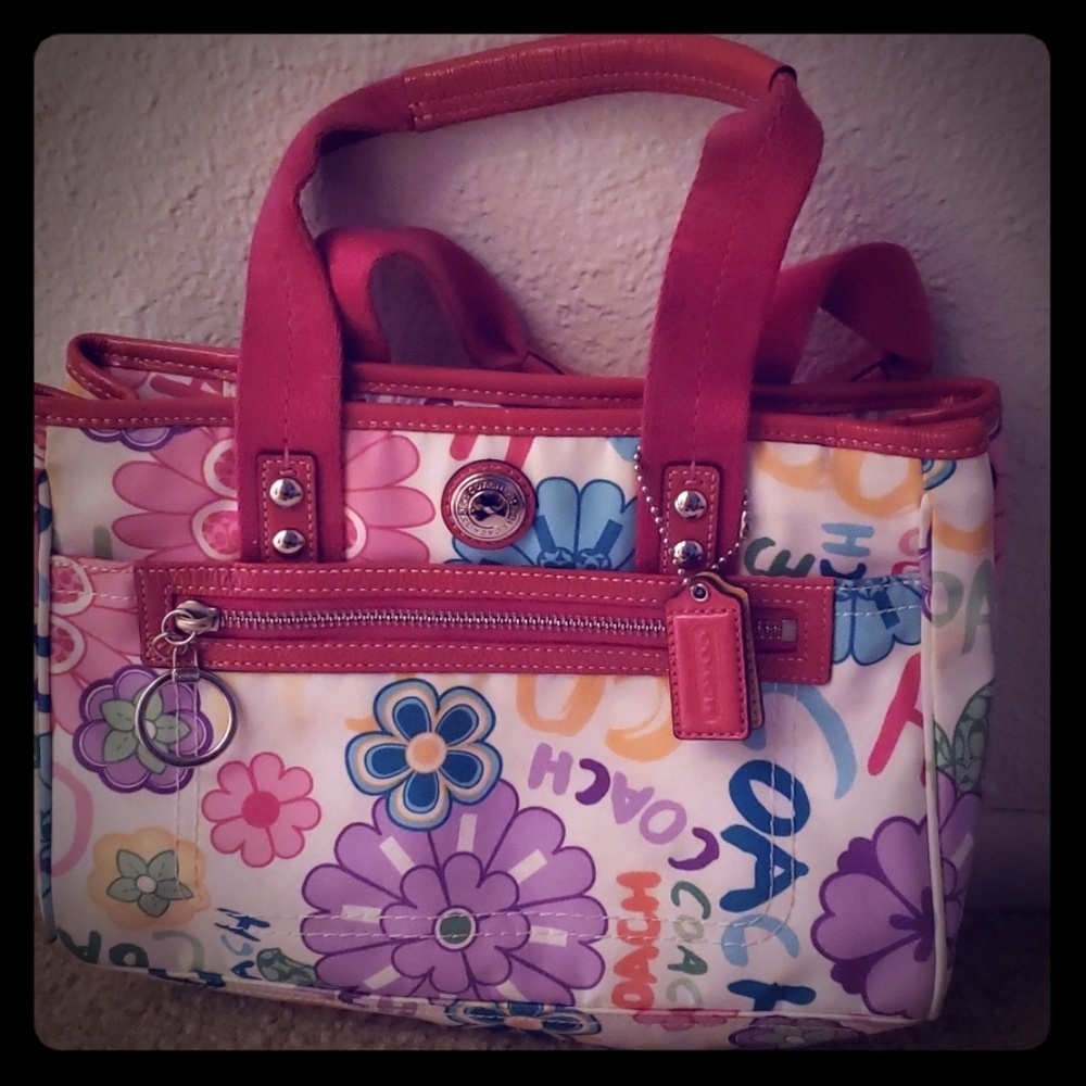 Fun, colorful Coach purse